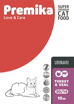 Premika Urinari Turkey & Veal (Индейка+Телятина) 30/14  - фото 12045