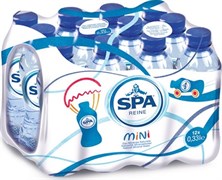 SPA Reine Минеральная природная столовая вода негазированная 0,33л.*12шт (ПЭТ-бутылка без дозатора)
