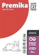 Premika Urinari Turkey & Veal (Индейка+Телятина) 30/14 - 10кг