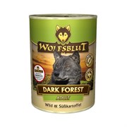 Wolfsblut Dark Forest ADULT- Консервы для взрослых собак с мясом оленя и бататом "Темный Лес". Белок: 11%, Жир: 6,5%.